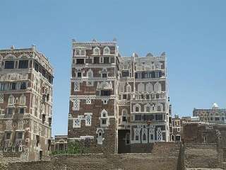 Sana'a - Old Town - Houses